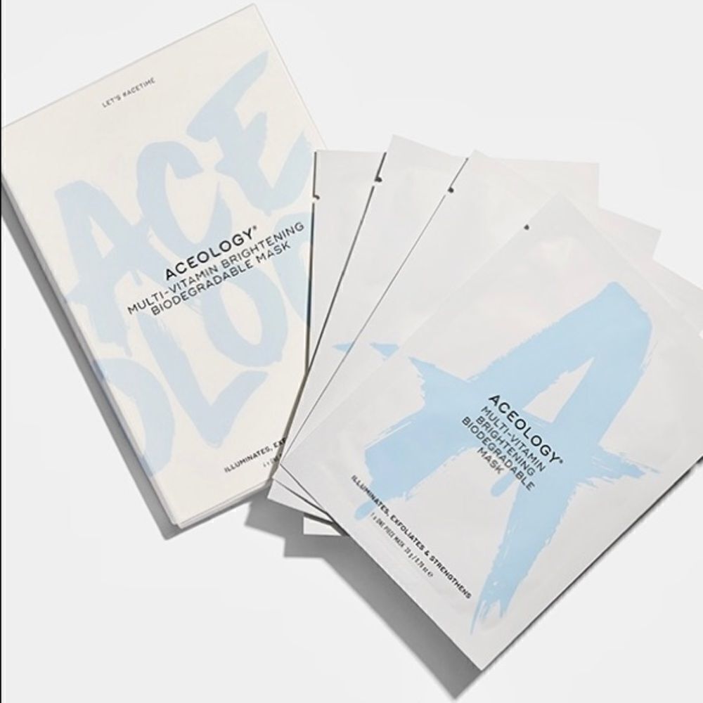 Aceology Multi-Vitamin Brightening Biodegradable Masks